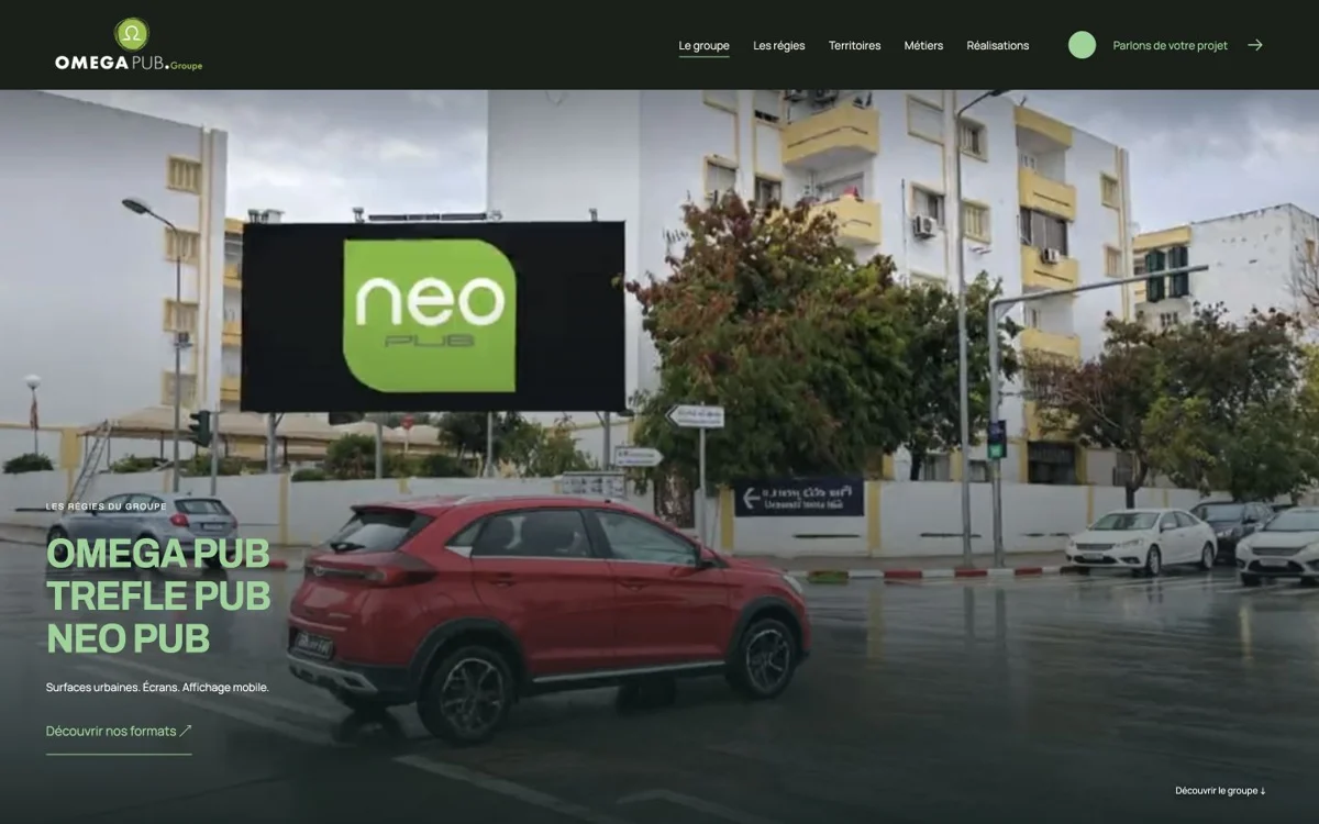 Omega Groupe - Immersive demo par Web Generation