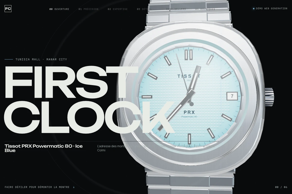 FIRST CLOCK — Boutique horlogère
