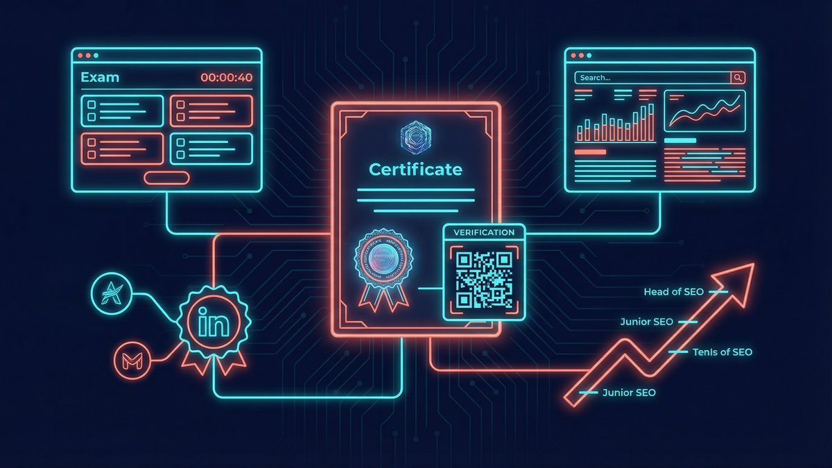 Certification SEO professionnelle reconnue : boostez votre carrière digitale