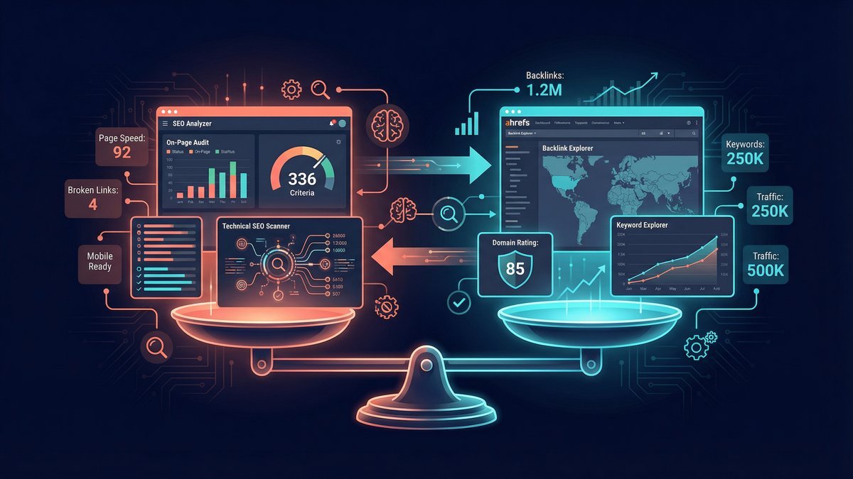 SEO Analyzer vs Ahrefs Site Audit: Which Tool to Choose