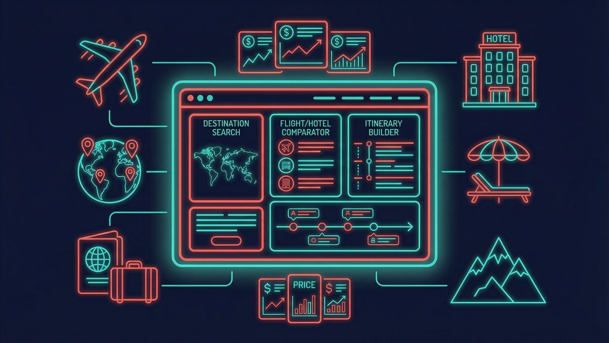 Création site web agence de voyage