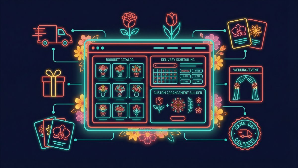 Création site web fleuriste : Sublimez votre boutique en ligne