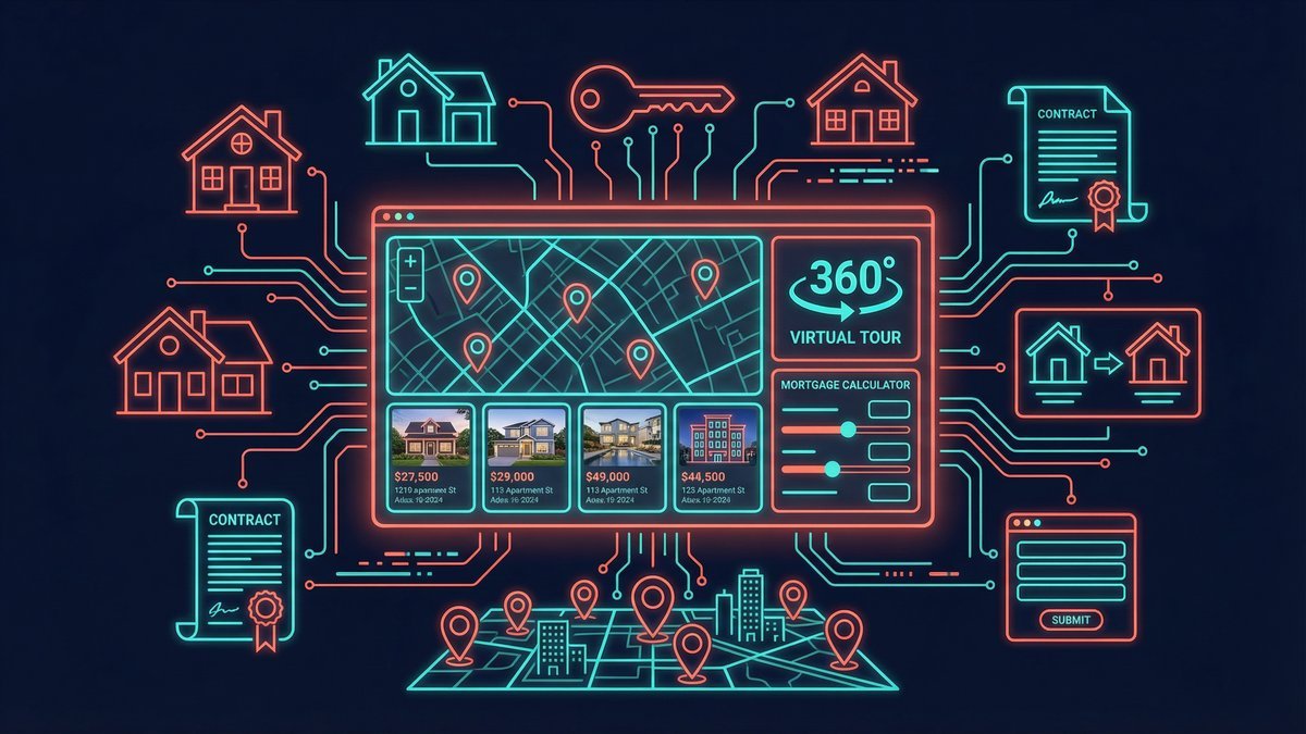 Création site web agence immobilière