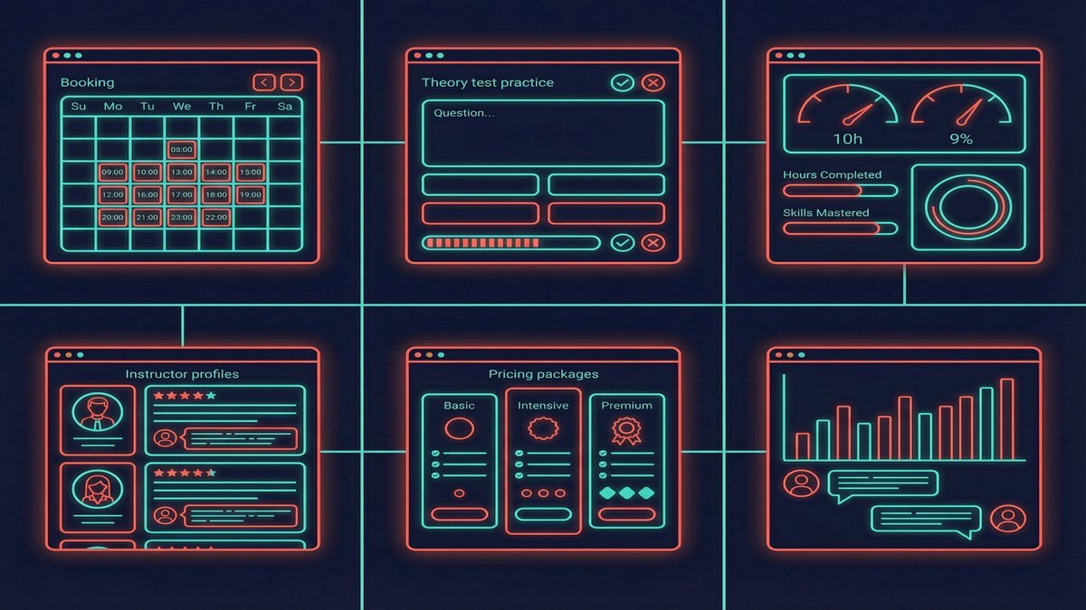 Nos solutions sur-mesure pour la création de votre site web auto-école