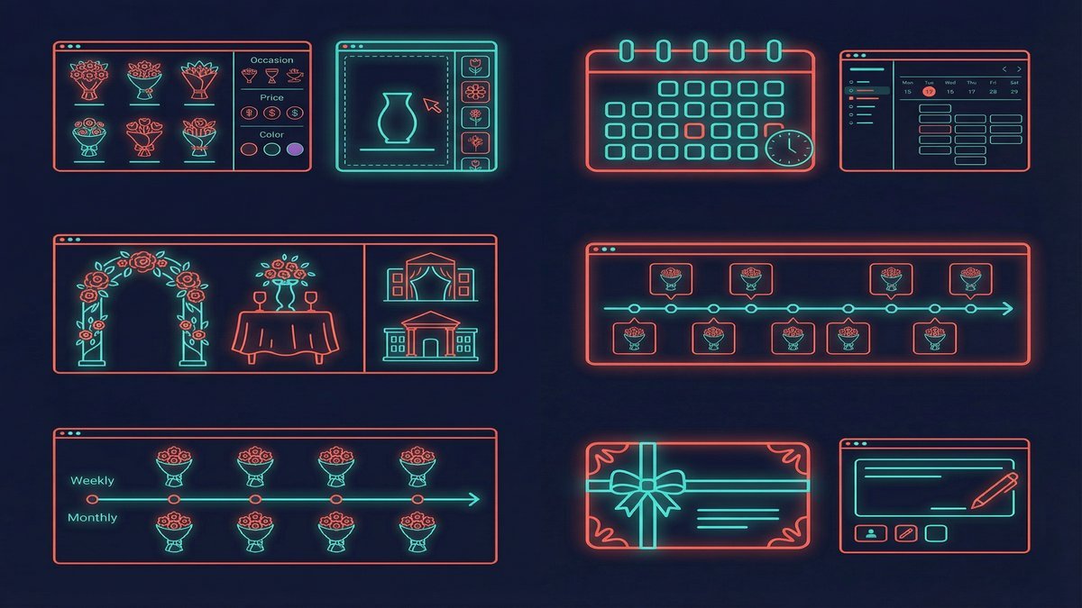 Nos solutions sur-mesure pour les fleuristes