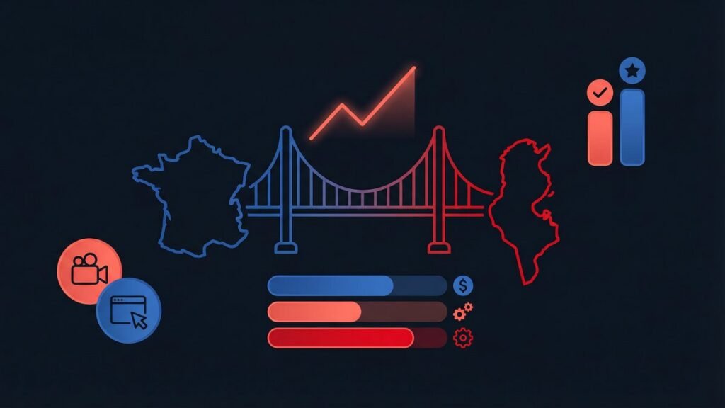 Offshore web Tunisie vs France : comparatif prix et qualité