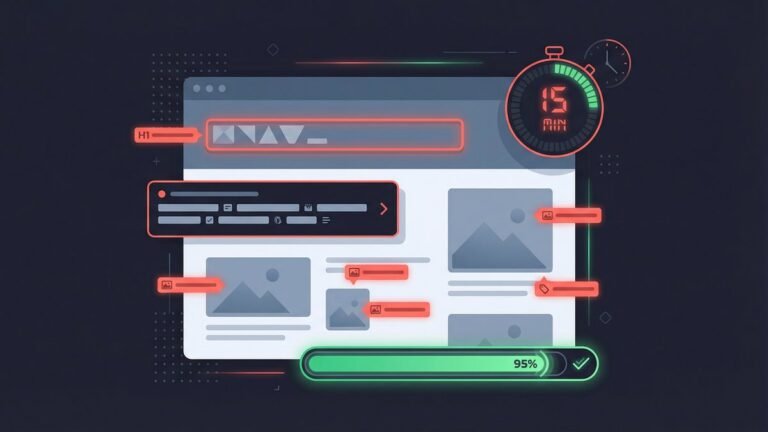 SEO on-page optimisation : optimiser chaque page en 15 minutes